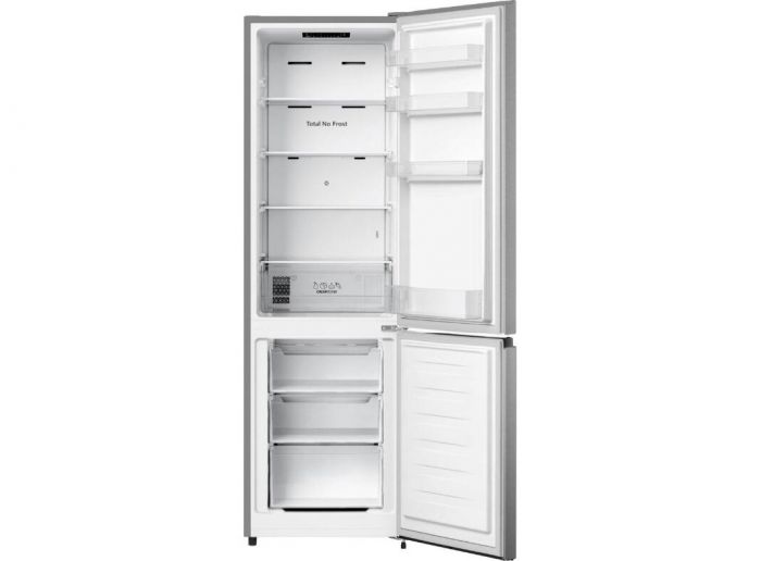 Холодильник з нижн. мороз. камерою Gorenje, 180х55х55см, 2 двері, 188(67)л, А+, NoFrost Plus, Зона св-ті, Сірий