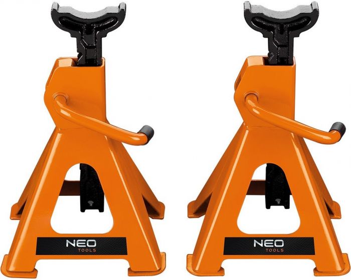 Опора під автомобіль Neo Tools, 2т, 278-423мм, 2шт