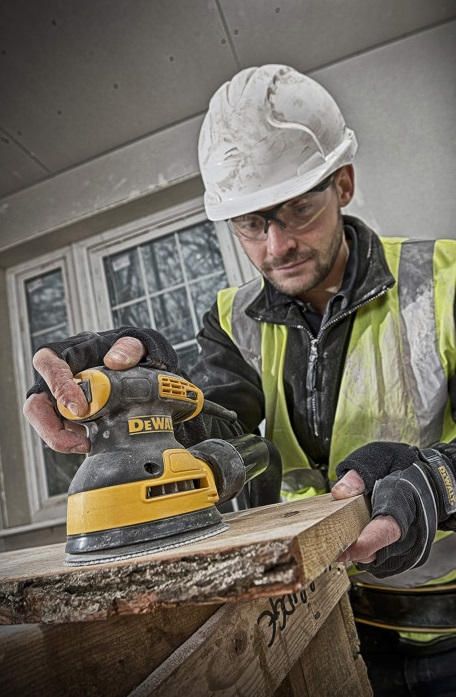 Шліфмашина ексцентрикова DeWalt 280Вт 8000-12000об/хв 125мм амплітуда 2.6мм 1.28кг