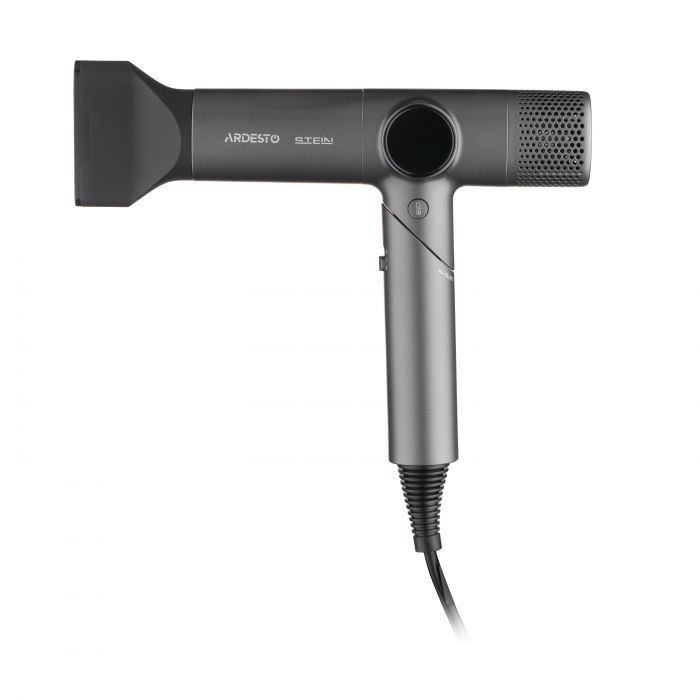 Фен ARDESTO Stein, 1600Вт, 2 швидкості, 4 темп.режима, сірий