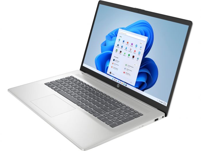 Ноутбук HP 17-cn3001ua 17.3" FHD IPS AG, Intel i5-1334U, 16GB, F1024GB, UMA, DOS, сріблястий Ноутбук HP 17-cn3001ua 17.3" FHD IPS AG, Intel i5-1334U, 16GB, F1024GB, UMA, DOS, сріблястий