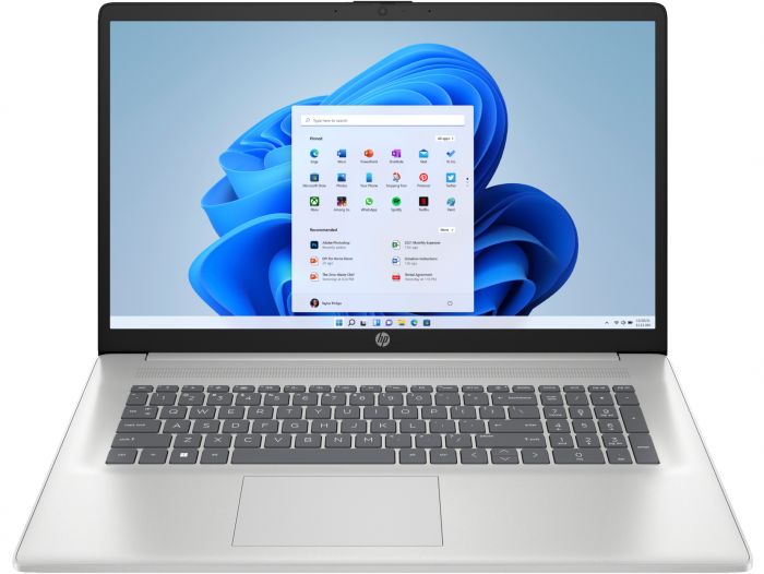 Ноутбук HP 17-cn3001ua 17.3" FHD IPS AG, Intel i5-1334U, 16GB, F1024GB, UMA, DOS, сріблястий Ноутбук HP 17-cn3001ua 17.3" FHD IPS AG, Intel i5-1334U, 16GB, F1024GB, UMA, DOS, сріблястий
