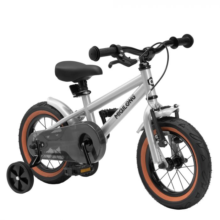 Дитячий велосипед Miqilong ST 12" сріблий