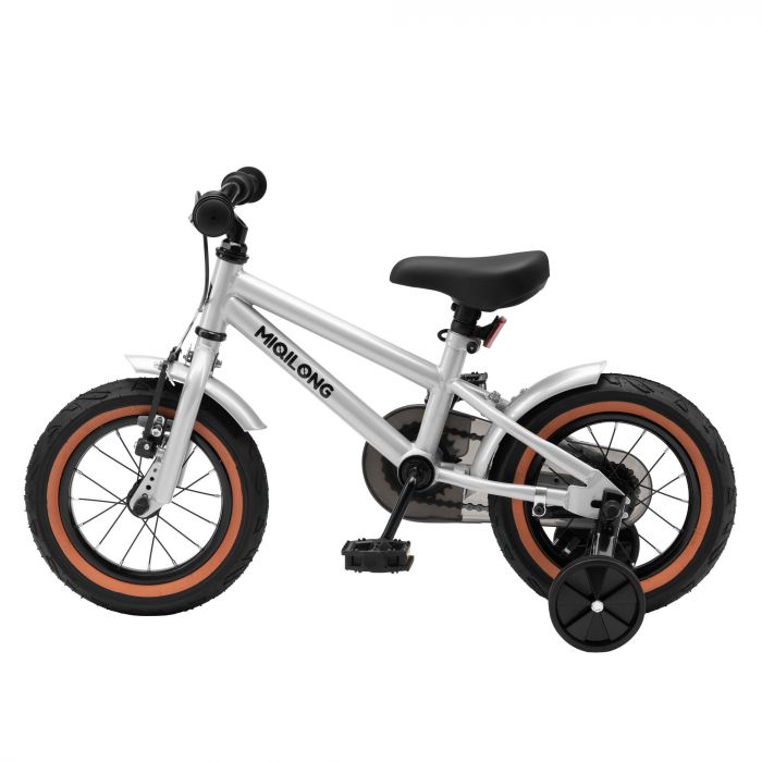 Дитячий велосипед Miqilong ST 12" сріблий