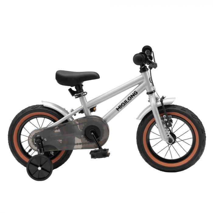 Дитячий велосипед Miqilong ST 12" сріблий