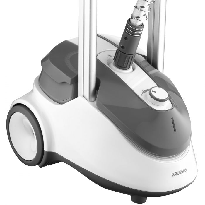 Відпарювач ARDESTO вертикальний IR-S26, 1800Вт, 2600мл, вішалка, нерж. сталь, білий+сірий