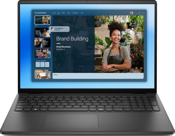Ноутбук Dell 16 DC16250 16" FHD+ AG, Intel 5-120U, 16GB, F1024GB, UMA, Lin, чорний Ноутбук Dell 16 DC16250 16" FHD+ AG, Intel 5-120U, 16GB, F1024GB, UMA, Lin, чорний