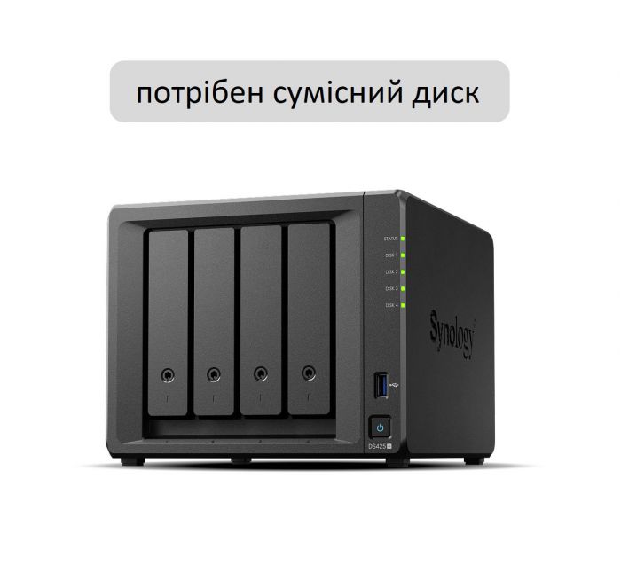 Мережеве сховище NAS Synology DS425+ Мережеве сховище NAS Synology DS425+