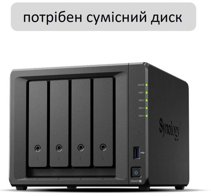Мережеве сховище NAS Synology DS425+ Мережеве сховище NAS Synology DS425+