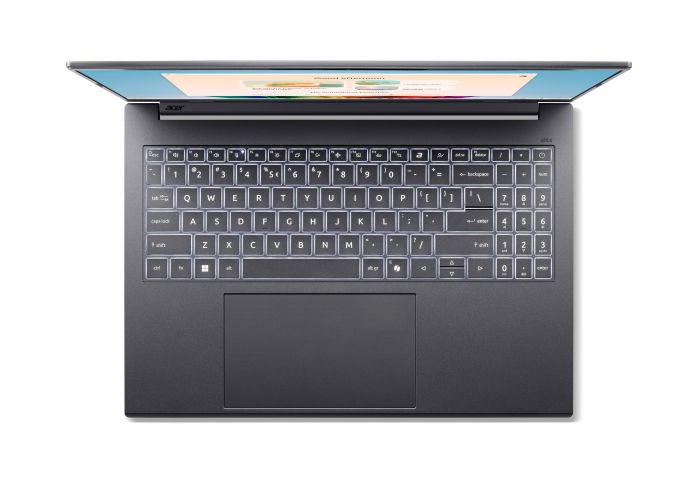Ноутбук Acer Aspire 16 A16-61M 16" WUXGA+ OLED, AMD R7-350, 32GB, F1GB, UMA, Win11, сірий Ноутбук Acer Aspire 16 A16-61M 16" WUXGA+ OLED, AMD R7-350, 32GB, F1GB, UMA, Win11, сірий