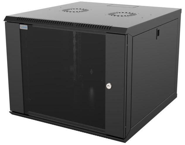 Шафа MIRSAN 19", 9U, WTC, 565x600 мм, максимально 80 кг, чорна