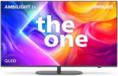 Телевізор 65" Philips QLED 4K 144Hz Smart Titan OS Black Ambilight