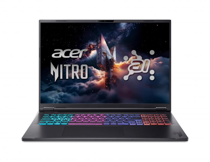 Ноутбук Acer Nitro 18 AN18-61 18" WQXGA IPS, AMD R9-365, 32GB, F2TB, NVD5070Ti-12, Lin, чорний