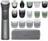 Тример Philips Series 7000, для бороди, голови та тіла, насадок-17, сталь, сірий