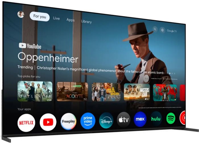 Телевізор 65" Sony OLED 4K 120Hz Smart GoogleTV Black