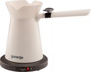 Кавоварка Gorenje електротурка 0.35л, мелена, на 2 чашки, бежевий Кавоварка Gorenje електротурка 0.35л, мелена, на 2 чашки, бежевий