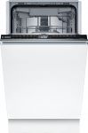 Посудомийна машина Bosch вбудована, 10компл., D, 45см, дисплей, 3й кошик, білий