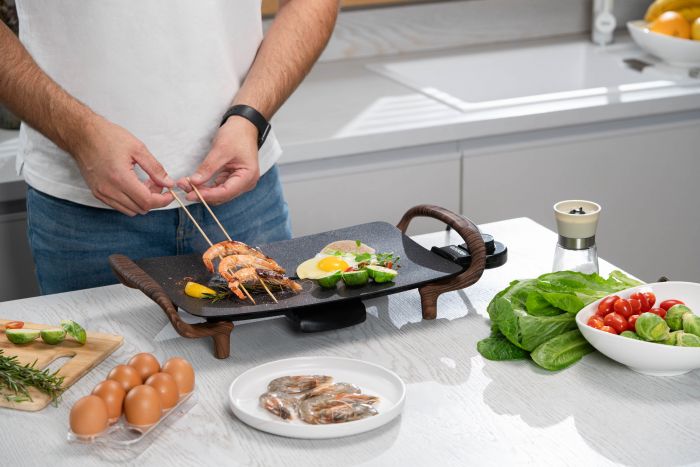 Гриль ARDESTO барбекю, 1500Вт, темп. режимів, метал, чорний