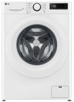 Пральна машина LG фронтальна, 8кг, 1200, A, 48см, дисплей, пара, інвертор, білий