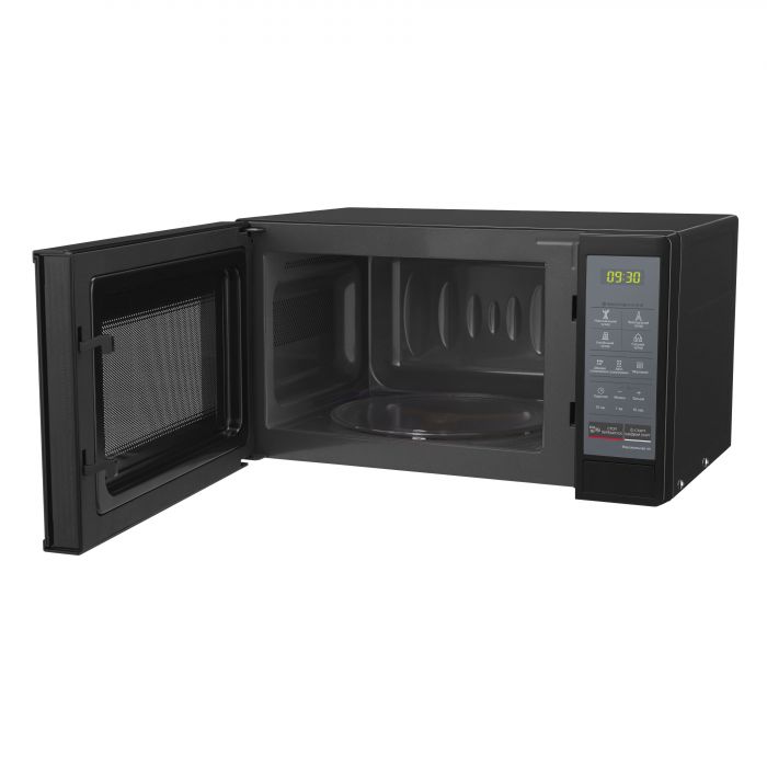 Мікрохвильова піч LG, 20л, електрон. керування, 700Вт, дисплей, чорний