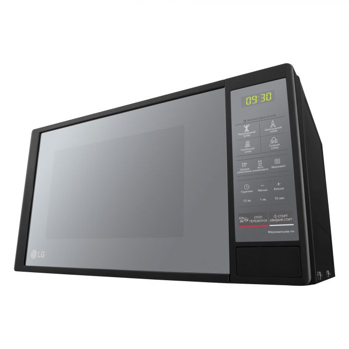 Мікрохвильова піч LG, 20л, електрон. керування, 700Вт, дисплей, чорний