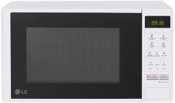 Мікрохвильова піч LG, 20л, електрон. керування, 700Вт, дисплей, білий