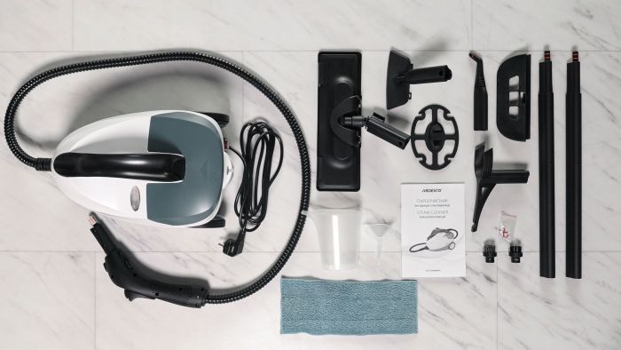 Пароочисник ARDESTO, 2000Вт, 1500мл, 4Бар, білий+ синій