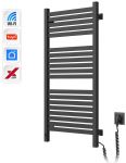 Рушникосушка Navin електрична Авангард Х, 1000х480х71мм, Wi-Fi, сталь, чорний муар, праве підключення