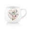 Чашка ARDESTO Love, 390мл, порцеляна, багатокольоровий