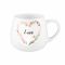 Чашка ARDESTO Love, 390мл, порцеляна, багатокольоровий