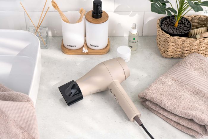 Фен ARDESTO Pearl Cream HD-Y700PERL, 1800-2000Вт, 2 швидкості, 3 темп.режими, бежевий