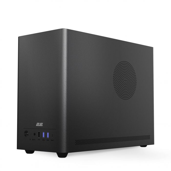 Корпус 2E Credo Metal V300B без БЖ, 2xUSB3.0, 1х USB 2.0, 1xUSB Type-C, 1x90мм, VGA 310мм, mATX, чорний