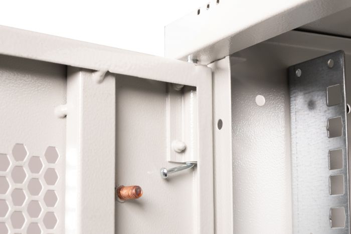 Шафа DIGITUS 19", 12U, SOHO PRO, перфоровані двері, 540x400 мм, 60кг максимально, сіра