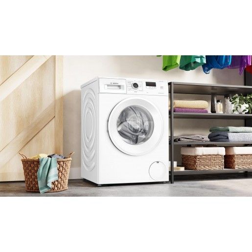 Пральна машина Bosch фронтальна, 7кг, 1200, A, 59см, дисплей, білий