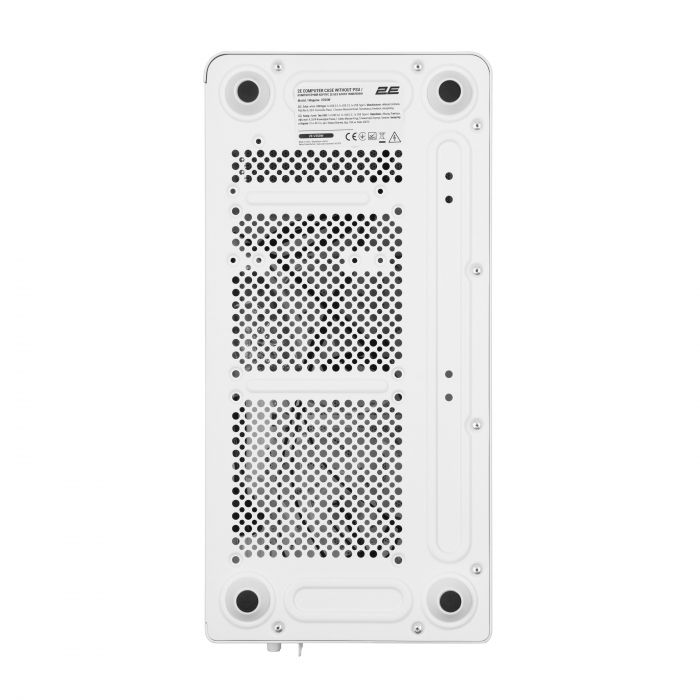 Корпус 2E Credo Metal V350W без БЖ, 1xUSB3.0, 1х USB 2.0, 1xUSB Type-C, 3x120мм, VGA 350мм, LCS ready, контролер з пультом, mATX, білий