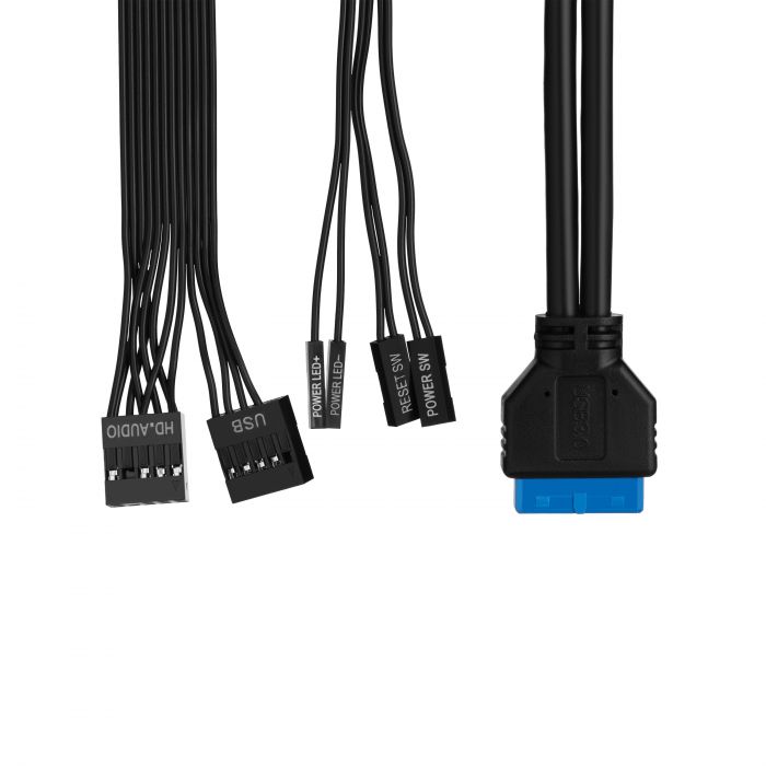 Корпус 2E Credo Metal V350W без БЖ, 1xUSB3.0, 1х USB 2.0, 1xUSB Type-C, 3x120мм, VGA 350мм, LCS ready, контролер з пультом, mATX, білий