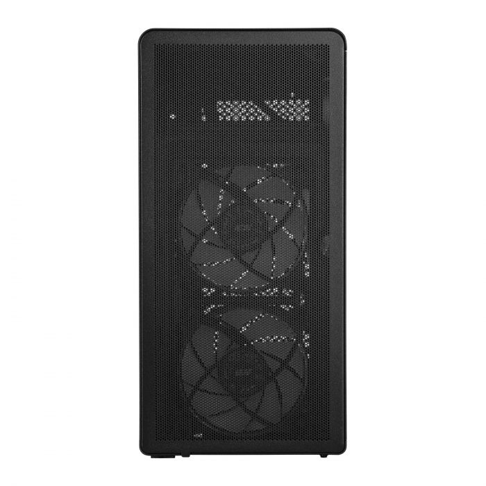 Корпус 2E Credo Plus V350BG без БЖ, 1xUSB3.0, 1х USB 2.0, 1xUSB Type-C, 3x120мм ARGB, VGA 350мм, LCS ready, контролер з пультом, TG Side Panel, mATX, чорний