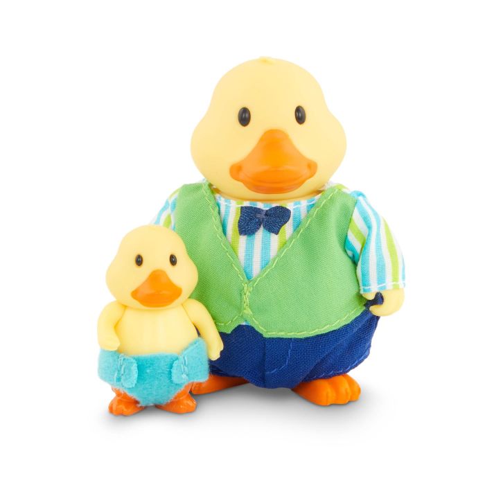 Набір фігурок Li`l Woodzeez Сім'я Качок 4од, книжка EN