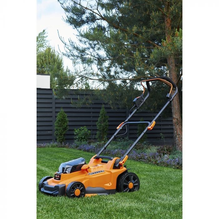 Газонокосарка акумуляторна SEQUOIA SBL4037B-E2W 40В(20В+20В) 37см 35л 25-75мм 11.65кг без АКБ та ЗП