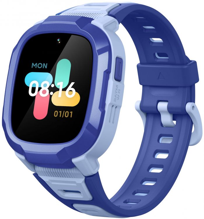 Дитячий годинник-телефон Mibro P6, 1.4", 240x280, GPS, 2MP, 900мА·год, 2АТM, синій