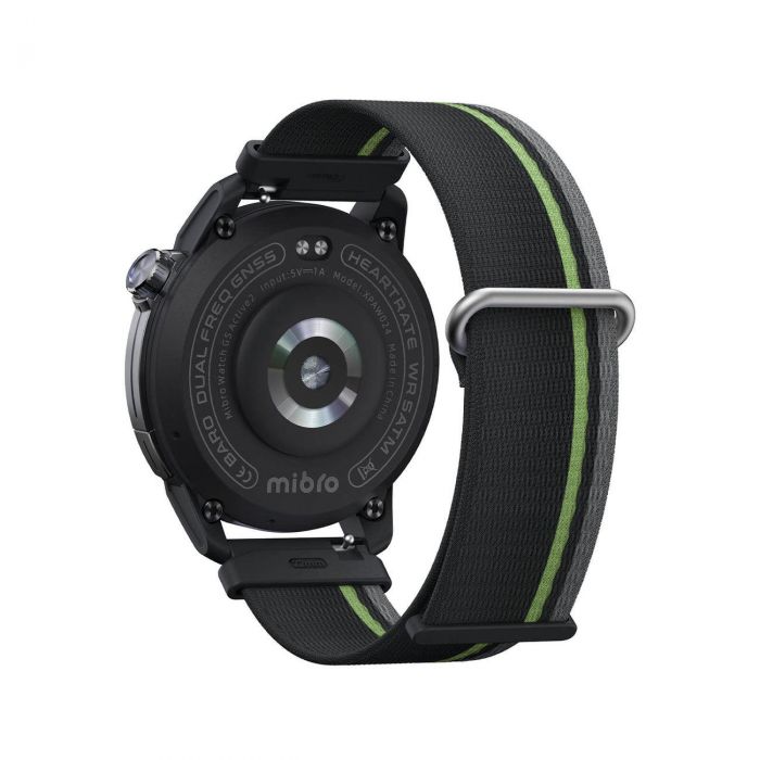 Смарт-годинник Mibro GS Active 2 46мм, 1.32", 466x466, AMOLED, BT 5.3, GPS, 5 ATM, темно-сірий