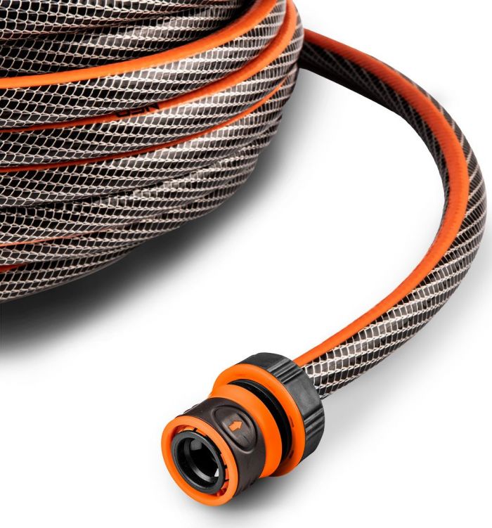 Конектор для шланга Neo Tools 3/4" наскрізний двокомпонентний біметалічний