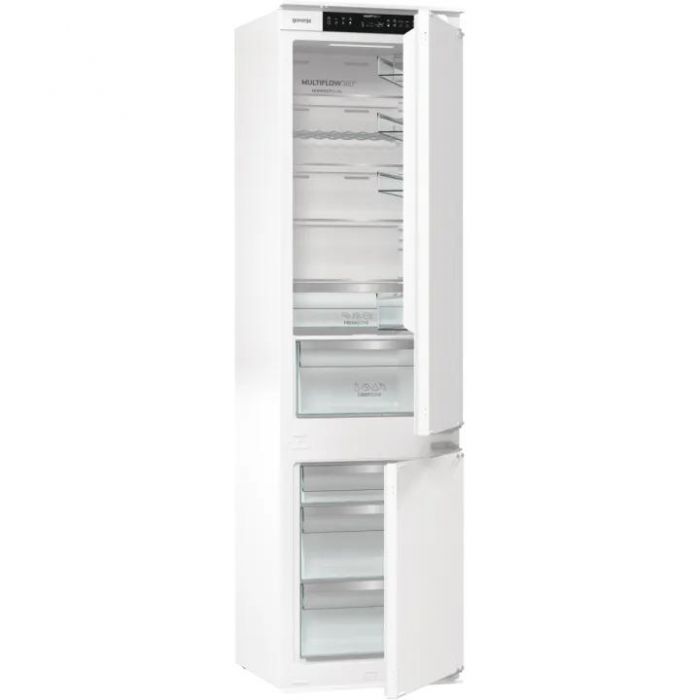 Холодильник Gorenje вбудований з нижн. мороз., 193,7x69x55см, 2 двері,284(76)л, А+, NF+, Зона св-ті, Диспл, Wi-Fi, Біли