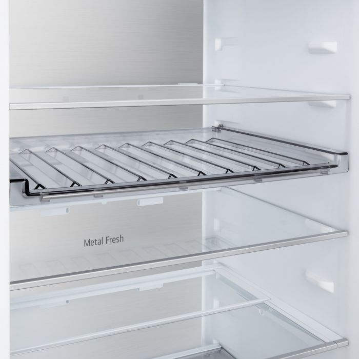 Холодильник LG з нижн. мороз., 203x60х68, холод.відд.-262л, мороз.відд.-113л, 2дв., E, NF, інв., диспл внутр., Fresh Сonverter, Metal Fresh, чорний матовий