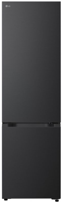 Холодильник LG з нижн. мороз., 203x60х68, холод.відд.-262л, мороз.відд.-113л, 2дв., E, NF, інв., диспл внутр., Fresh Сonverter, Metal Fresh, чорний матовий