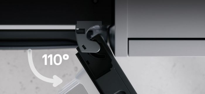 Холодильник LG з нижн. мороз., 203x60х68, холод.відд.-262л, мороз.відд.-113л, 2дв., E, NF, інв., диспл внутр., Fresh Сonverter, Metal Fresh, чорний матовий