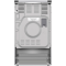 Плита Gorenje комбінована, 70л, 50x60см, метал. кришка, дисплей, чавун, нерж
