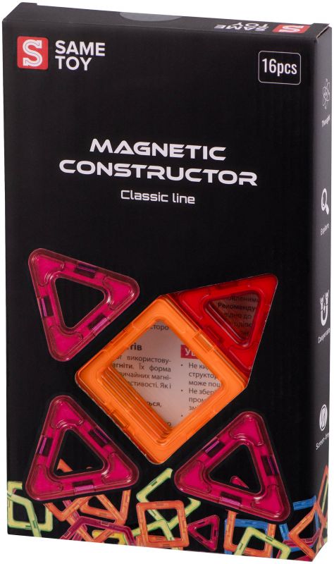 Конструктор магнітний Same toy Classic line 16ел