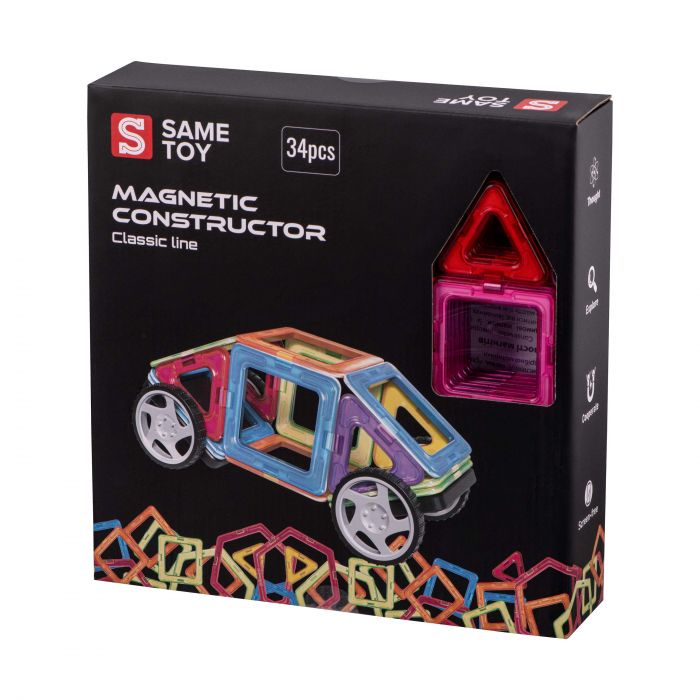 Конструктор магнітний Same toy Classic line 34ел