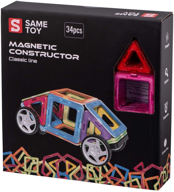 Конструктор магнітний Same toy Classic line 34ел